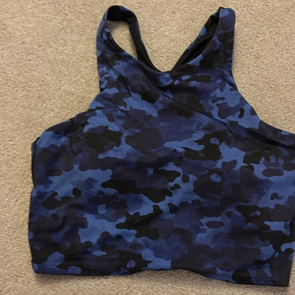 NWT Athleta Camo Conscious CropBikini Top D-DD Freestyle Bottom Swimsuit - Picture 7 of 10